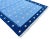 Not Yet Made - Made To Order Handmade Cotton Natural Vegetable Dyed Reversible Sky Blue Orange Star Rug Dhurrie - 10'x14' For Sale - Image 5 of 12