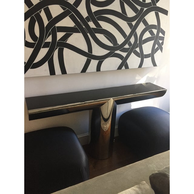 Mid-Century Modern J. Wade Beam for Brueton Vintage Console Table For Sale - Image 3 of 4