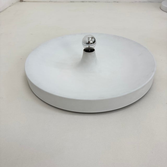 Disc Wall Sconce attributed to Charlotte Perriand for Les Arcs, 1970s For Sale - Image 18 of 18