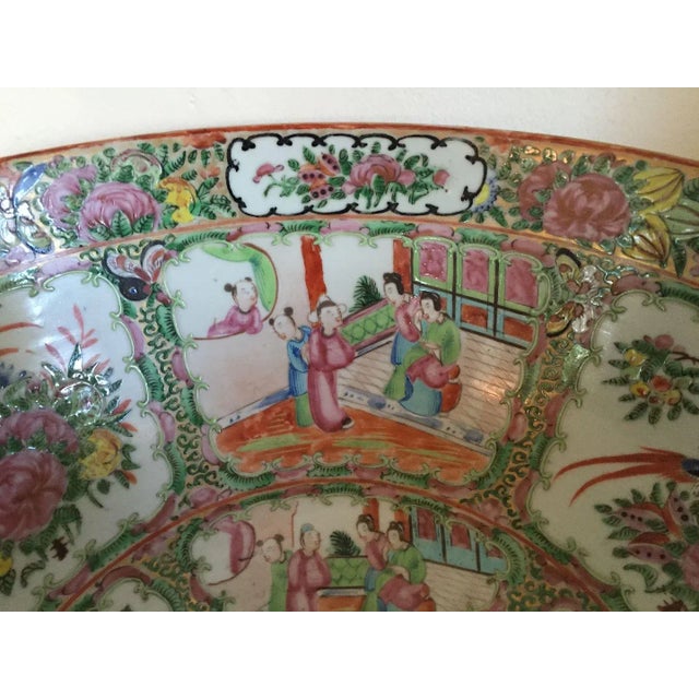 Ceramic 19th Century Chinese Export Porcelain Famille Rose Bowl For Sale - Image 7 of 11