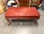 19th century-style Chippendale mahogany cocktail/coffee table. Lovely elegant details define this deep red laquered piece....