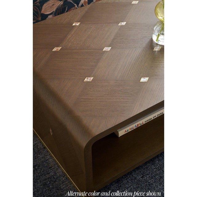 Dark Hollywood Regency Waterfall Side Table For Sale - Image 4 of 7