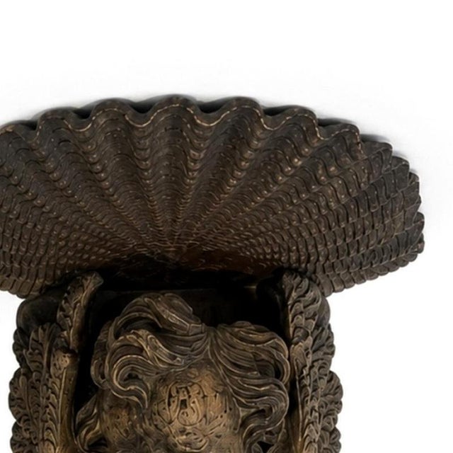 Angel Corbels in Chestnut Wood, Set of 2 For Sale - Image 4 of 6