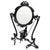 Art Nouveau Demoiselle À La Balancelle Tabletop Vanity Mirror by Erté, Paris, 1907 For Sale - Image 12 of 12