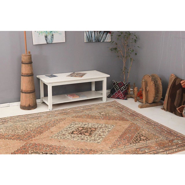 Mid 20th Century Large Antique Khotan Wool Rug For Sale In Los Angeles - Image 6 of 7