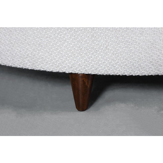 Mid-Century Modern Round Sunburst Ottoman, 1960s For Sale - Image 10 of 13