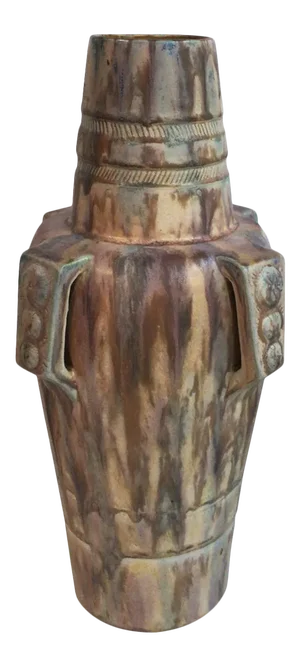 Tall Art Deco Pottery Vase Charles Greber, circa 1930