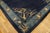 Navy Blue Radiant Navy Blue Color With Beautiful Florid Design Antique Chinese Peking Rug For Sale - Image 8 of 12