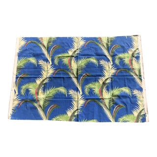 Vintage Chris Stone Barkcloth Fabric - 1 Yard For Sale