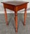 19th Century American Cherry One Drawer Stand With Turned Legs and Feet For Sale - Image 11 of 11