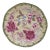 Large Modern Majolica Pink Flowers Plate Longaberger For Sale