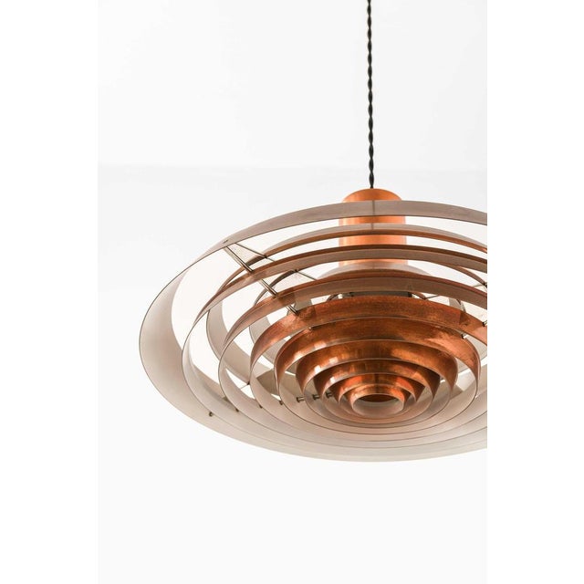 1950s Langelinie Pendant Lamp in Copper by Poul Henningsen, 1950s For Sale - Image 5 of 13