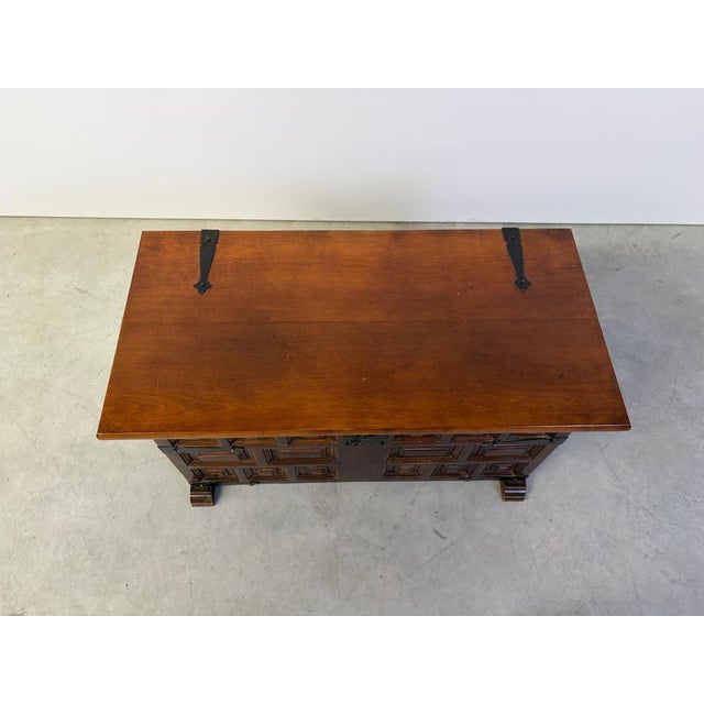 1950s Vintage Spanish Storage Chest, 1950s For Sale - Image 5 of 14