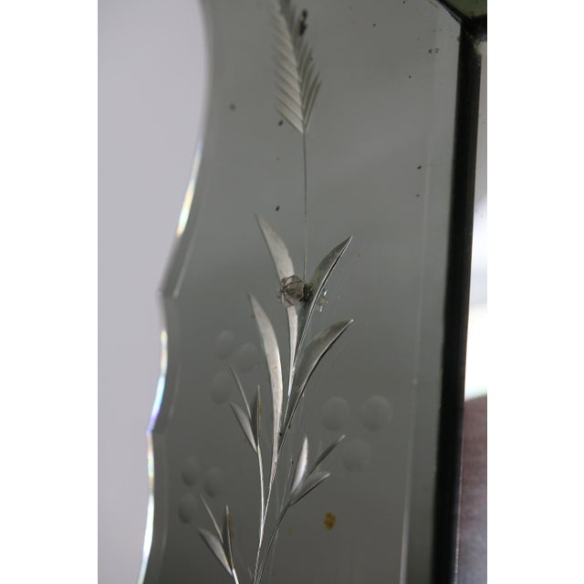 Venetian Beveled Mirror, 1940s-1950s For Sale - Image 6 of 15