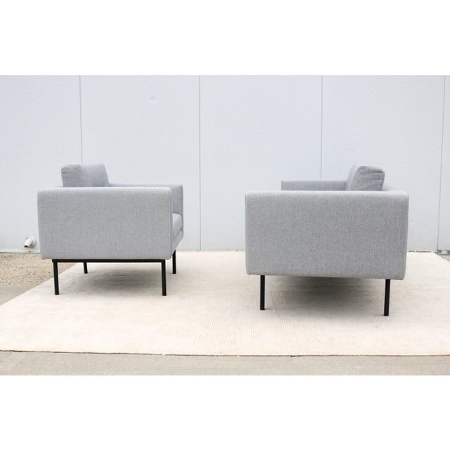 Contemporary Andreu World and Gensler Design Element Sofa and Lounge Chair, Set of 2 For Sale - Image 9 of 18