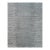 9x12 Tessa Maya Gray Solid Field Geometric Modern Hand Knotted Wool Carpet Rug For Sale