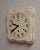 Art Deco German Mechanical Wall Clock with Cream Ceramic Case from Zentra, 1930s For Sale - Image 3 of 6