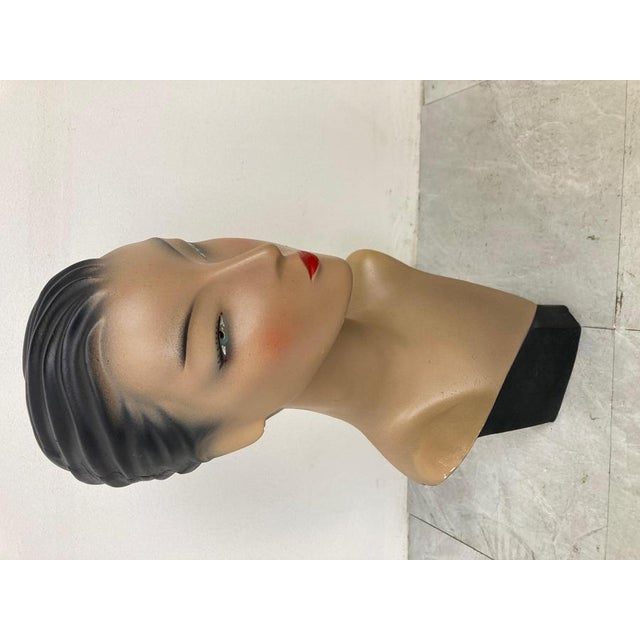 Vintage Mannquin Head, 1960 For Sale - Image 6 of 10