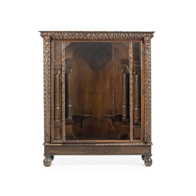 Oratory Cabinet in Chesnut, 19th Century For Sale - Image 6 of 6