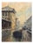 Bonaldi, Milanese Canal, The Walk Along the Naviglio, 20th Century, Oil on Panel, Framed For Sale