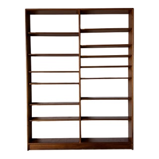 Mid-Century Danish Bookshelf With Adjustable Shelves For Sale