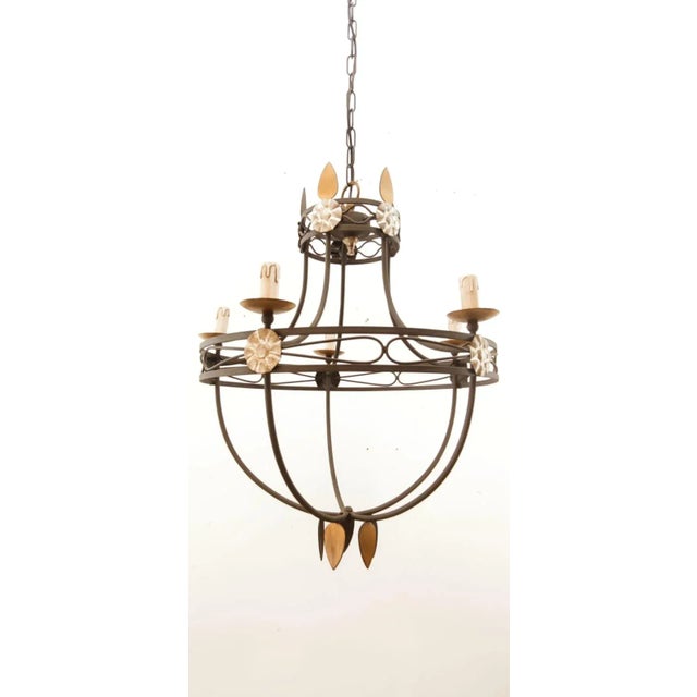 Medieval Wrought Iron Chandelier For Sale - Image 12 of 17