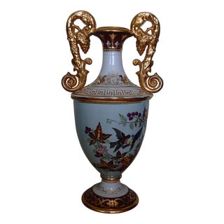 Art Nouveau Amphora Floor Vase For Sale