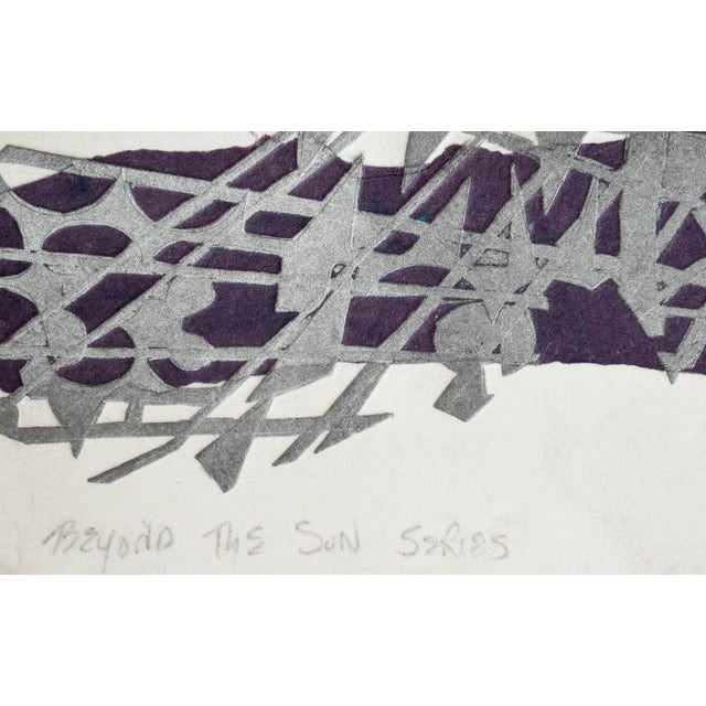 Paper Ruth Leaf Beyond The Sun Series C. 1970 Original Print For Sale - Image 7 of 7