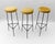 Mid-Century Modern Mid-Century Modern Minimalistic String Bar Stools, 1950s, Set of 3 For Sale - Image 3 of 18