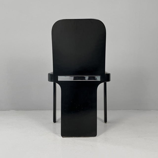 Italian Modern Chairs attributed to Pierluigi Molinari for Pozzi, 1970s, Set of 4 For Sale - Image 6 of 18