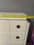 Off-white 1970s Drexel Heritage Accolade Highboy Campaign Dresser For Sale - Image 8 of 13
