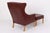 Models 2292, 2207, 2204 and 2202 Living Room Set in Leather by Børge Mogensen for Fredecia Furniture, Denmark, 2006, Set of 4 For Sale - Image 17 of 18