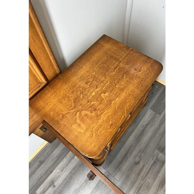 Vintage French Louis XVI Double Bed Frame with Bedside Tables For Sale - Image 13 of 17