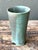 Vintage Studio Pottery Green Vase For Sale In West Palm - Image 6 of 13