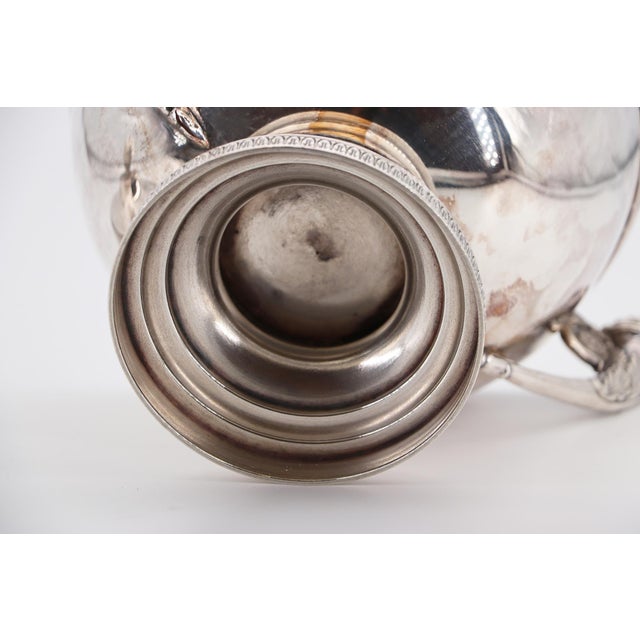 Silver 19th Century French Silver-Plated Tureen With Coat-of-Arms For Sale - Image 8 of 17