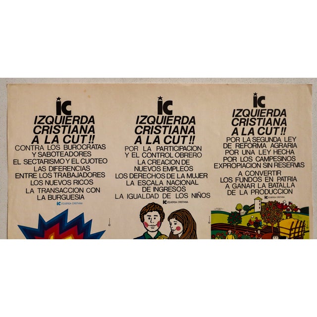 Date: 1970's Size: 27 x 19.25 inches Artist: Vincente and Antonio Larrea & Luis Albornoz About The Poster: This is a...