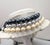 Les Bernard Vintage 1980s Signed Les Bernard 3-Strand Faux-Pearl Necklace For Sale - Image 4 of 11