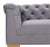 Farah Grey Velvet Sofa For Sale - Image 4 of 8