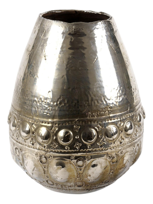 Platinum Luster Niva Vase by Deblona