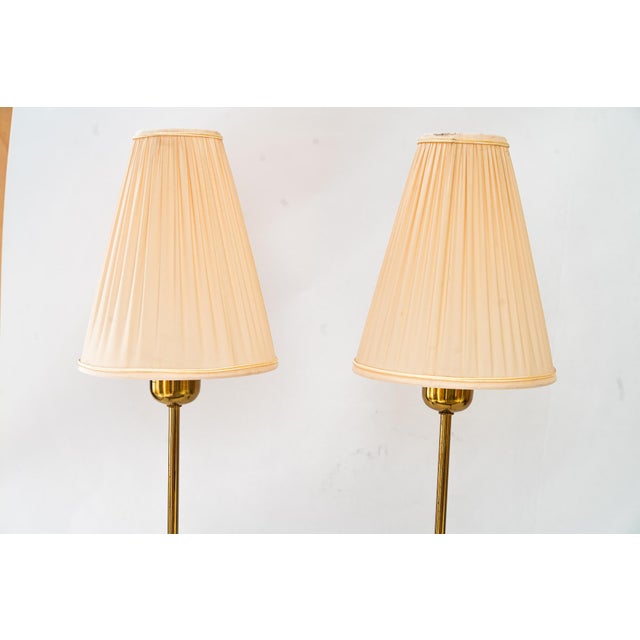 Vintage Table Lamps with Fabric Shades from J.T. Kalmar, 1950s, Set of 2 For Sale - Image 14 of 18