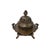 Vintage Bronze Metal Tri-Leg Ding Shape Incense Burner Display Art For Sale - Image 4 of 7