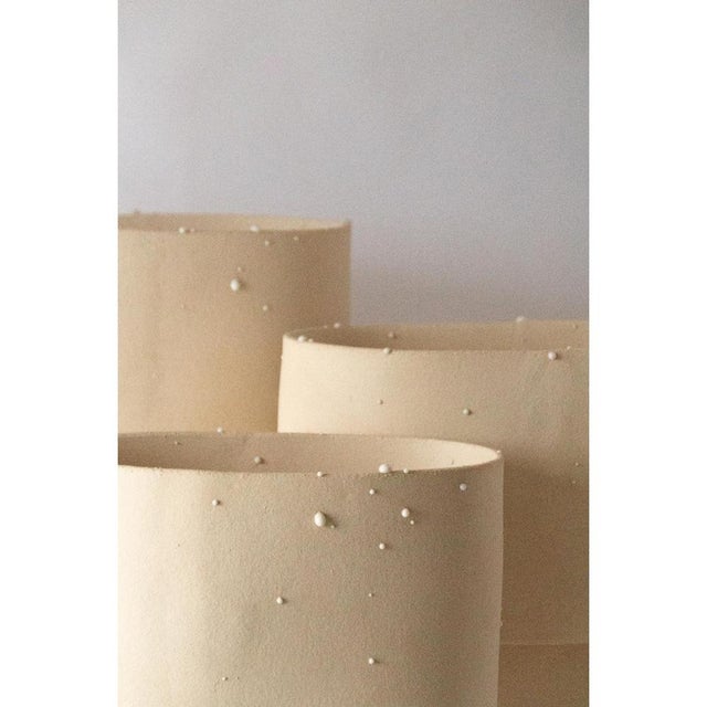 Small Table Lamp in Stoneware with Drops Effect Glaze by Lucas Huillet For Sale - Image 15 of 18