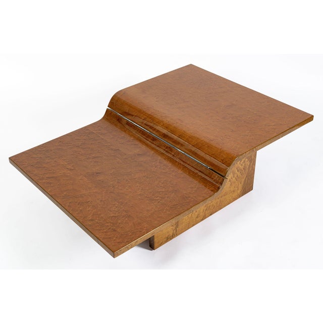 Vintage Postmodern Sculptural Lacquered Wood Coffee Table, 1970s For Sale - Image 9 of 14