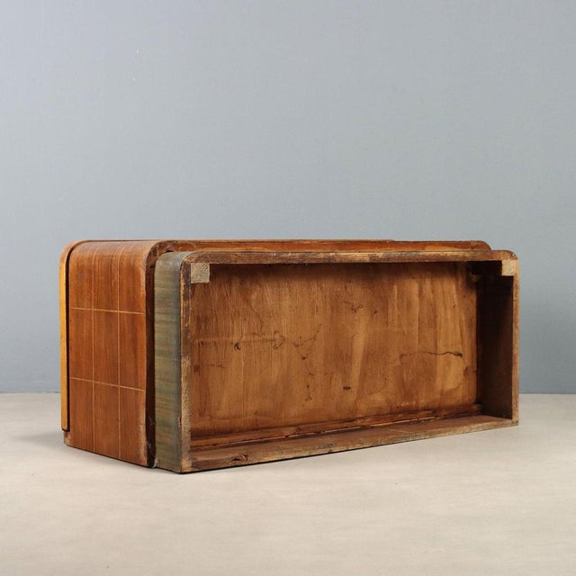 Vintage Chest in Walnut, 1940s For Sale - Image 9 of 10