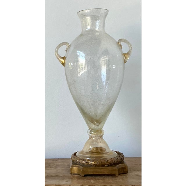Vintage Boho Murano Glass Large Urn For Sale - Image 9 of 12