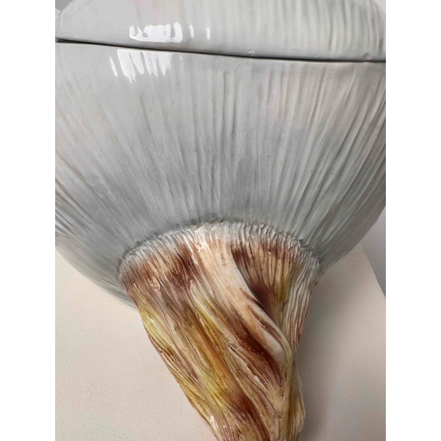 Ceramic Early 20th Century Italian Majolica Ceramic Onion Tureen For Sale - Image 7 of 11