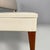 Art Deco Italian Bench in Wood and White Leather, 1940s For Sale - Image 17 of 18
