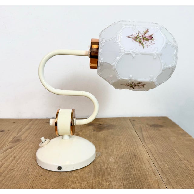 Vintage Wall Light with Milk Glass from Drukov, 1960s For Sale - Image 11 of 18