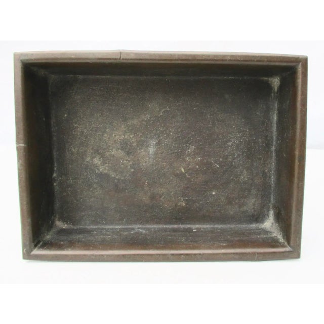 Mid 20th Century Japanese Bronze Bonsai Tray For Sale - Image 5 of 6
