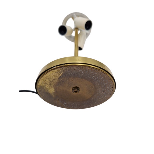 Vintage LTA3 Arenzano Small Model Table Lamp in Brass by Ignazio Gardella for Azucena, 1950s For Sale - Image 17 of 18